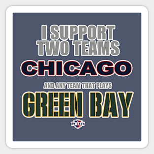 Two Teams Sticker